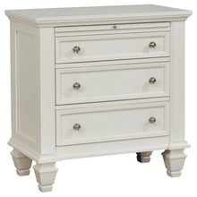 Load image into Gallery viewer, Coaster Sandy Beach 3-drawer Nightstand Cream White