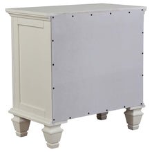 Load image into Gallery viewer, Coaster Sandy Beach 3-drawer Nightstand Cream White