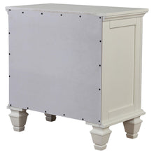 Load image into Gallery viewer, Coaster Sandy Beach 3-drawer Nightstand Cream White