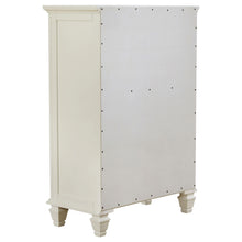Load image into Gallery viewer, Coaster Sandy Beach 5-drawer Bedroom Chest Cream White
