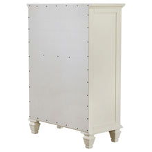Load image into Gallery viewer, Coaster Sandy Beach 5-drawer Bedroom Chest Cream White