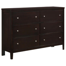 Load image into Gallery viewer, Coaster Carlton 6-drawer Dresser Cappuccino