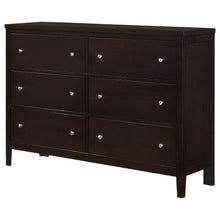 Load image into Gallery viewer, Coaster Carlton 6-drawer Dresser Cappuccino
