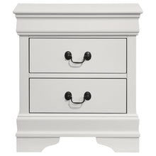 Load image into Gallery viewer, Coaster Louis Philippe 2-drawer Nightstand Bedside Table White