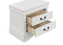Load image into Gallery viewer, Coaster Louis Philippe 2-drawer Nightstand Bedside Table White