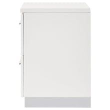 Load image into Gallery viewer, Coaster Felicity 2-drawer Nightstand White High Gloss