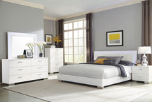 Load image into Gallery viewer, Coaster Felicity 2-drawer Nightstand White High Gloss