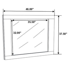 Load image into Gallery viewer, Coaster Felicity Dresser Mirror White High Gloss