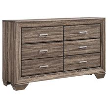 Load image into Gallery viewer, Coaster Kauffman 6-drawer Dresser Washed Taupe