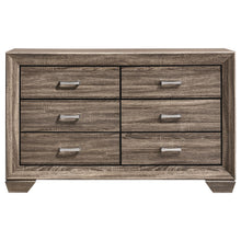 Load image into Gallery viewer, Coaster Kauffman 6-drawer Dresser Washed Taupe