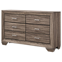 Load image into Gallery viewer, Coaster Kauffman 6-drawer Dresser Washed Taupe