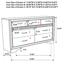 Load image into Gallery viewer, Coaster Miranda 9-drawer Dresser White