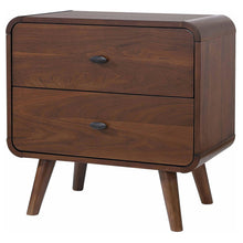 Load image into Gallery viewer, Coaster Robyn 2-drawer Nightstand Bedside Table Dark Walnut