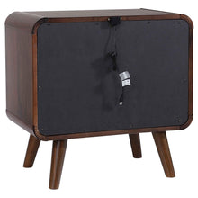 Load image into Gallery viewer, Coaster Robyn 2-drawer Nightstand Bedside Table Dark Walnut