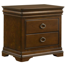 Load image into Gallery viewer, Coaster Garland 2-drawer Nightstand Bedside Table Brown Cherry