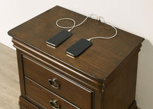 Load image into Gallery viewer, Coaster Garland 2-drawer Nightstand Bedside Table Brown Cherry