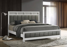 Load image into Gallery viewer, Coaster Barzini Wood Eastern King Panel Bed White