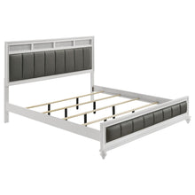 Load image into Gallery viewer, Coaster Barzini Wood Eastern King Panel Bed White