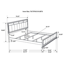 Load image into Gallery viewer, Coaster Barzini Wood Eastern King Panel Bed White