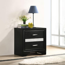 Load image into Gallery viewer, Coaster Miranda 3-drawer Nightstand Bedside Table Black