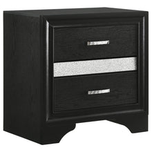 Load image into Gallery viewer, Coaster Miranda 3-drawer Nightstand Bedside Table Black