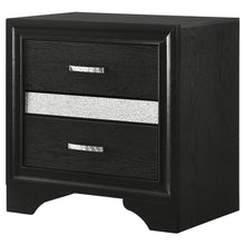 Load image into Gallery viewer, Coaster Miranda 3-drawer Nightstand Bedside Table Black