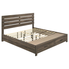 Load image into Gallery viewer, Coaster Brantford Wood Eastern King Storage Panel Bed Barrel Oak