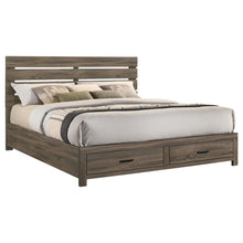 Load image into Gallery viewer, Coaster Brantford Wood Eastern King Storage Panel Bed Barrel Oak