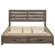 Load image into Gallery viewer, Coaster Brantford Wood Eastern King Storage Panel Bed Barrel Oak