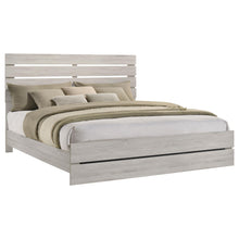 Load image into Gallery viewer, Coaster Brantford Wood Eastern King Panel Bed Coastal White