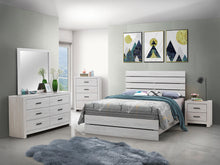 Load image into Gallery viewer, Coaster Brantford Wood Eastern King Panel Bed Coastal White