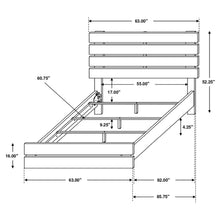 Load image into Gallery viewer, Coaster Brantford Wood Queen Panel Bed Coastal White