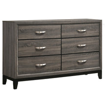 Load image into Gallery viewer, Coaster Watson 6-drawer Dresser Grey Oak