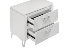 Load image into Gallery viewer, Coaster Cassia 2-drawer Nightstand Bedside Table White High Gloss
