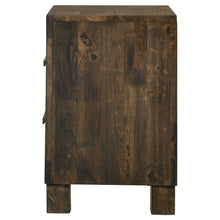 Load image into Gallery viewer, Coaster Woodmont 2-drawer Nightstand Rustic Golden Brown