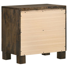 Load image into Gallery viewer, Coaster Woodmont 2-drawer Nightstand Rustic Golden Brown