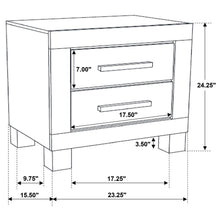 Load image into Gallery viewer, Coaster Woodmont 2-drawer Nightstand Rustic Golden Brown