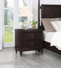 Load image into Gallery viewer, Coaster Emberlyn 2-drawer Nightstand Brown