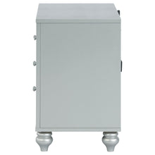 Load image into Gallery viewer, Coaster Gunnison 2-drawer Nightstand Silver Metallic