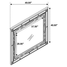Load image into Gallery viewer, Coaster Gunnison Dresser Mirror Silver Metallic