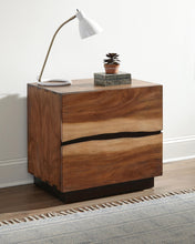 Load image into Gallery viewer, Coaster Winslow 2-drawer Nightstand Smokey Walnut