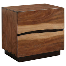 Load image into Gallery viewer, Coaster Winslow 2-drawer Nightstand Smokey Walnut
