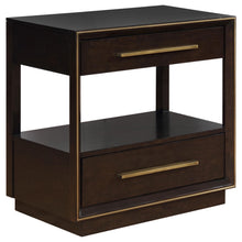 Load image into Gallery viewer, Coaster Durango 2-drawer Nightstand Smoked Peppercorn