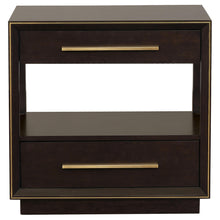 Load image into Gallery viewer, Coaster Durango 2-drawer Nightstand Smoked Peppercorn
