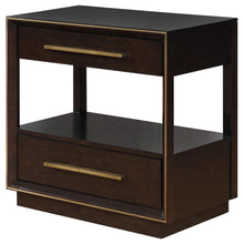 Load image into Gallery viewer, Coaster Durango 2-drawer Nightstand Smoked Peppercorn