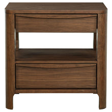 Load image into Gallery viewer, Coaster Maderia 2-drawer Nightstand Bedside Table Walnut