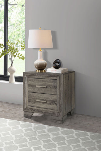 COASTER NIGHTSTAND (BROWN OAK)
