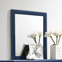 Load image into Gallery viewer, Coaster Melody Upholstered Dresser Mirror Pacific Blue