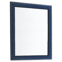 Load image into Gallery viewer, Coaster Melody Upholstered Dresser Mirror Pacific Blue