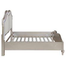 Load image into Gallery viewer, Coaster Evangeline Wood Queen LED Panel Bed Silver Oak